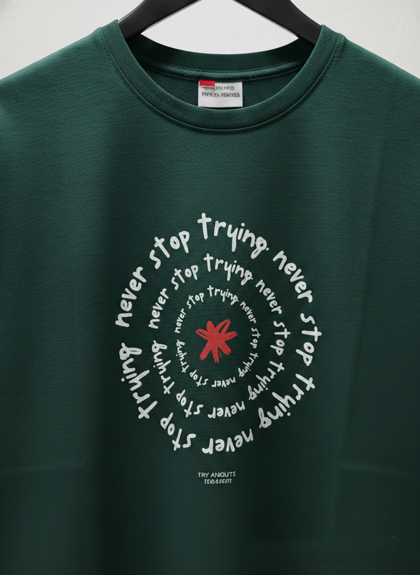 Women's Bottle Green Regular fit T shirt