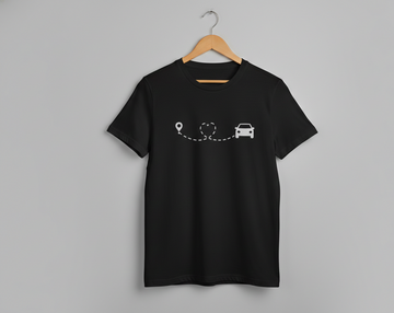 Women's Premium Black Printed T-Shirt