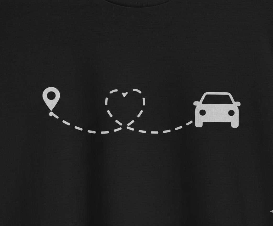 Women's Premium Black Printed T-Shirt