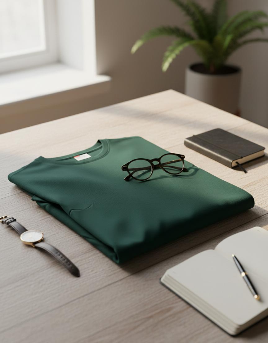 Men's Essential Everyday Tee | Forest Green