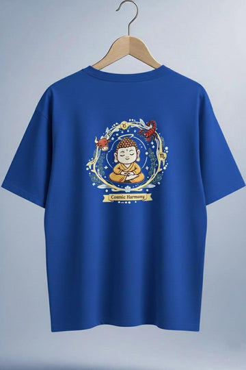 Cosmic Harmony Oversized Fit Men's T-Shirt