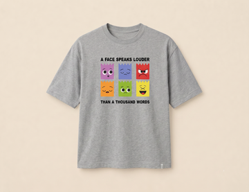 Women's Premium Heather Grey Graphic T-Shirt.