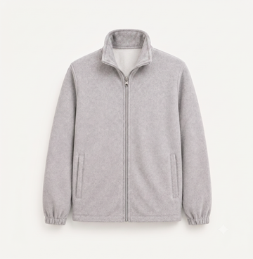 The All-Weather Zipper Sweatshirt - Heather Grey