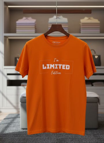 Men's The Essential orange T- shirt | Regular Fit | Classic Fit