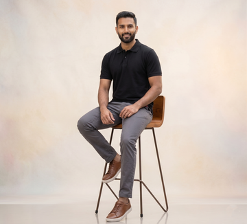 The Essential Black Matty Polo