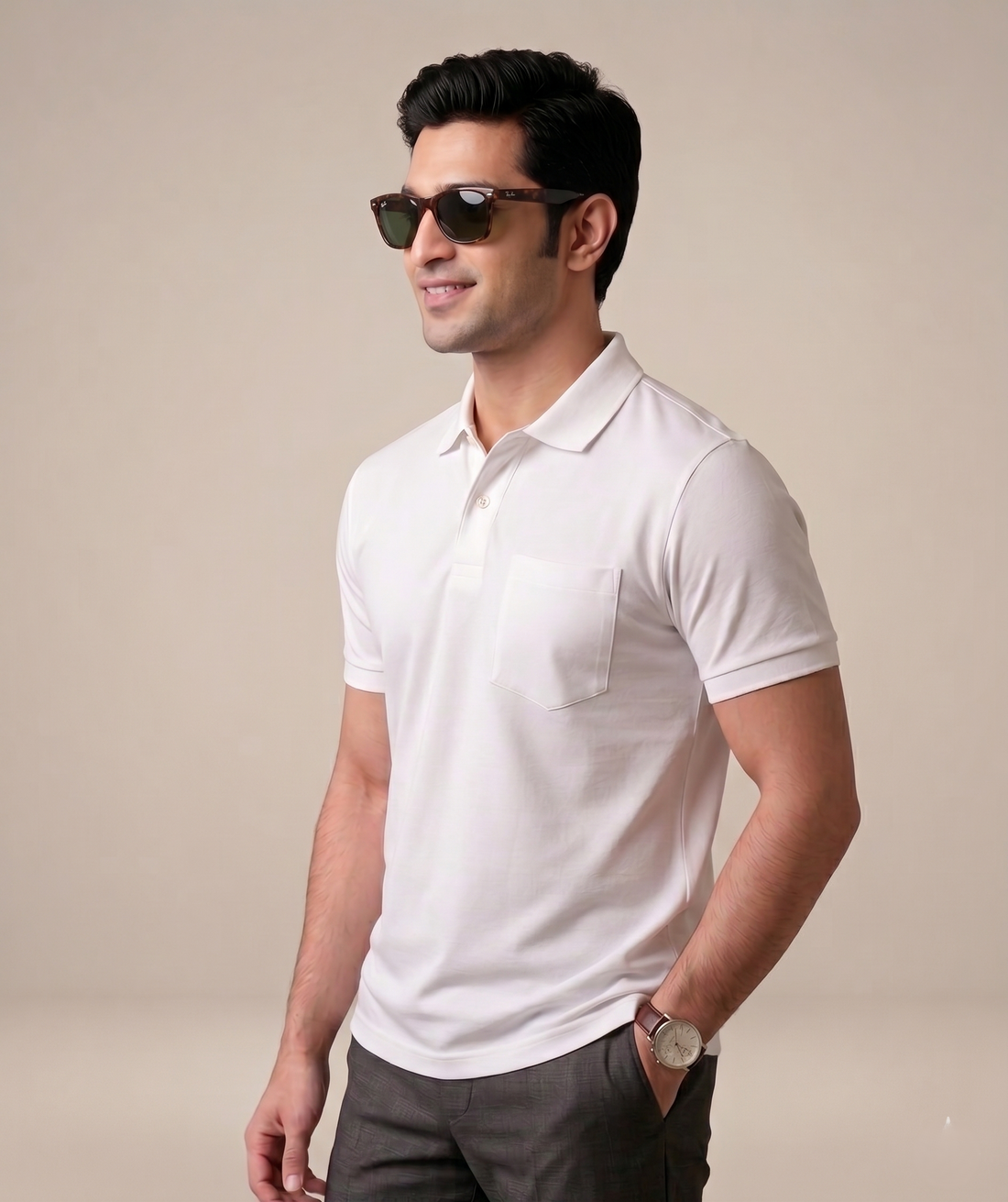 The Essential Piqué Polo | Signature White