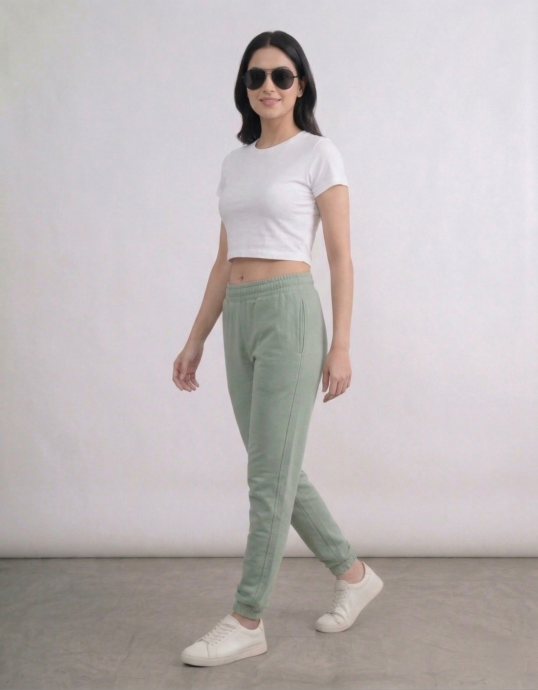 The Sabio Sage French Terry Joggers For Women