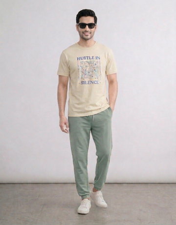 The Sabio Sage French Terry Joggers For Men
