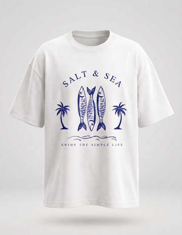 Salt & Sea Regular Graphic T-Shirt – Off-White